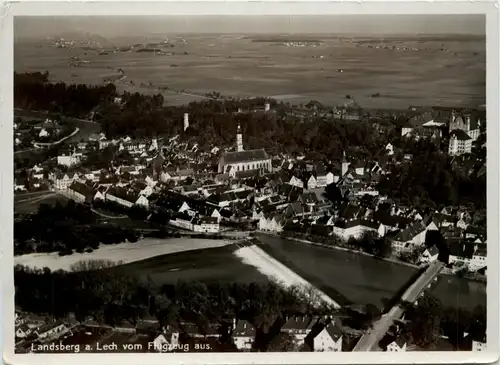Landsberg am Lech - vom Flugzeug -413746