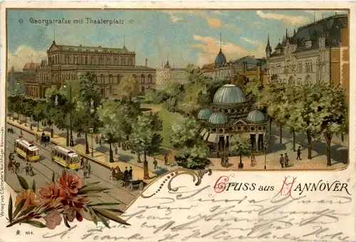 Gruss aus Hannover - Litho -414374