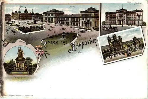 Gruss aus Hannover - Litho -414446