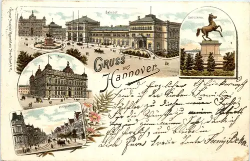 Gruss aus Hannover - Litho -414272