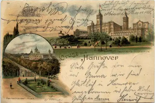 Gruss aus Hannover - Litho -413964