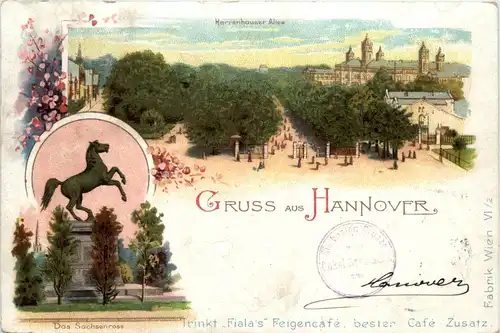 Gruss aus Hannover - Litho -414394