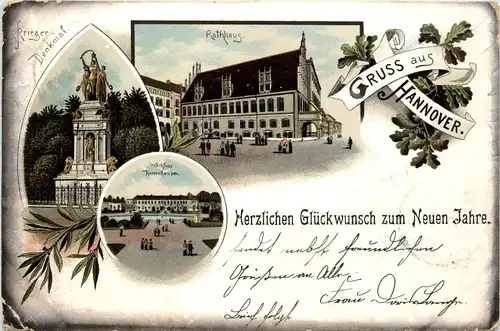 Gruss aus Hannover - Litho -414436