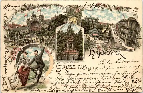 Gruss aus Hannover - Litho Bläser von Säckingen -414502