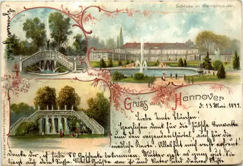 Gruss aus Hannover - Litho -414368