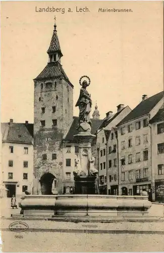 Landsberg am Lech - Marienbrunnen -413688