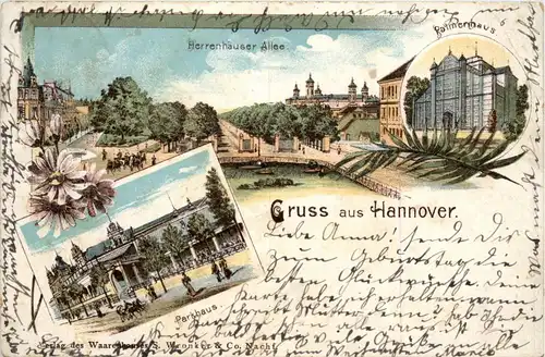 Gruss aus Hannover - Litho -414386