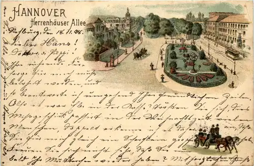 Gruss aus Hannover - Litho Bläser von Säckingen -414490