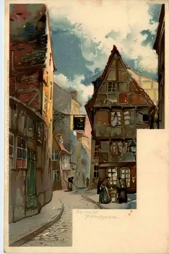 Gruss aus Hannover - Litho -414404