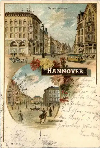 Gruss aus Hannover - Litho Bläser von Säckingen -414508