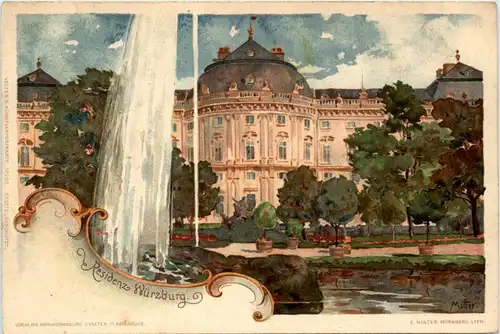 Residenz Würzburg - Litho -414956