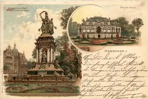 Gruss aus Hannover - Litho Bläser von Säckingen -414496