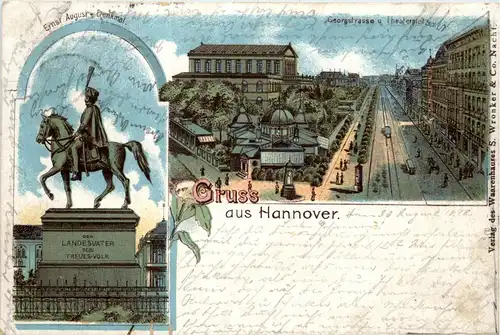 Gruss aus Hannover - Litho -414438