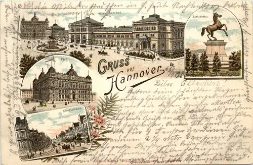 Gruss aus Hannover - Litho -414270