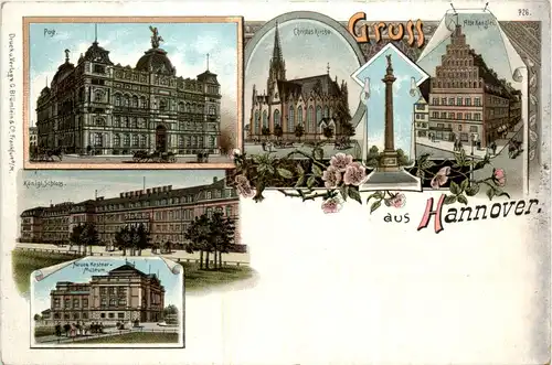 Gruss aus Hannover - Litho -414352