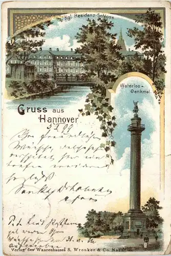 Gruss aus Hannover - Litho -414406