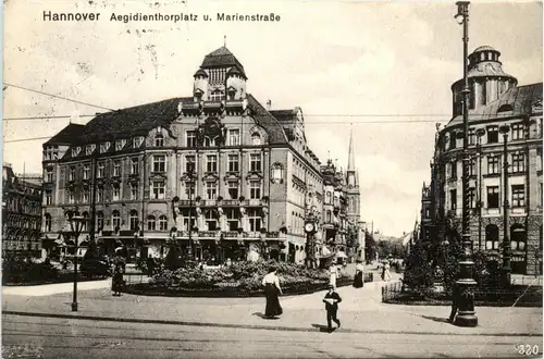 Hannover - Aegidienthorplatz und Marienstrasse -414534