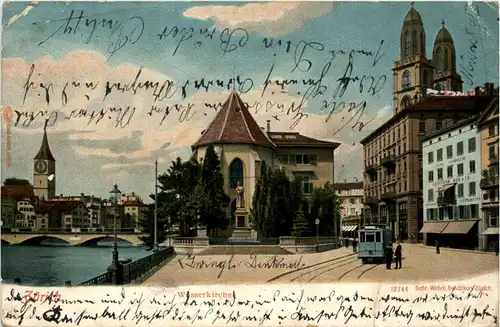 Zürich - Wasserkirche -415592