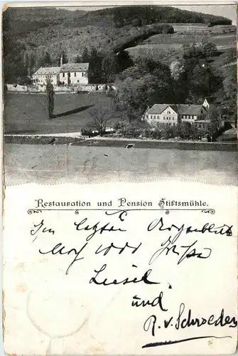 Ziegelhausen - Restauration und Pension Stiftsmühle -414588