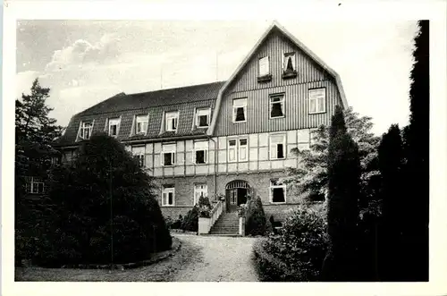 Jesteburg - Haupteingang zum Sanatorium -415984