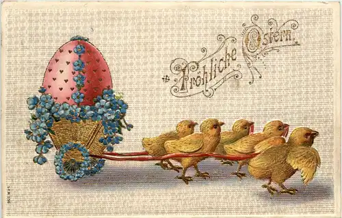 Ostern - Kücken - Prägekarte -415490