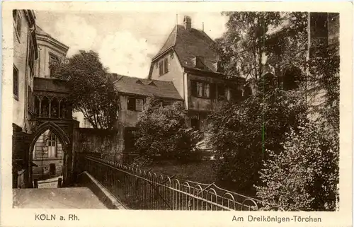 Köln am Rhein - Dreikönigen Törchen -415544