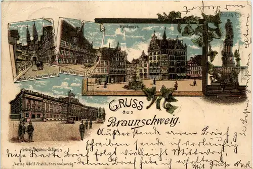 Gruss aus Braunschweig - Litho -415438