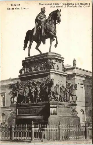 Berlin - Monument Kaiser Friedrichs des Grossen -416064