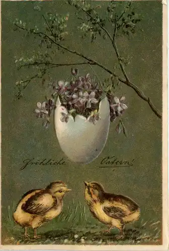 Ostern - Kücken - Prägekarte -415492