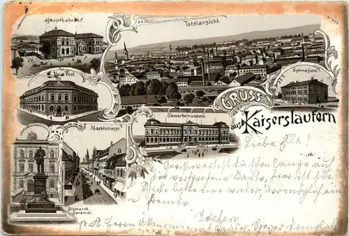 Gruss aus Kaiserslautern - Litho -416330