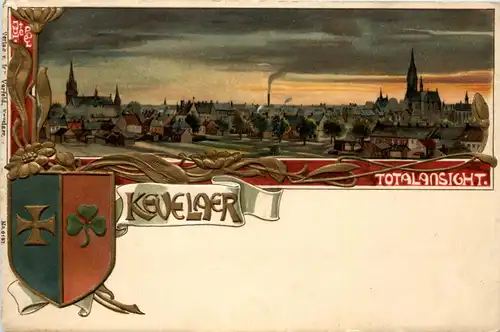 Kevelaer - Litho - Prägekarte -415750