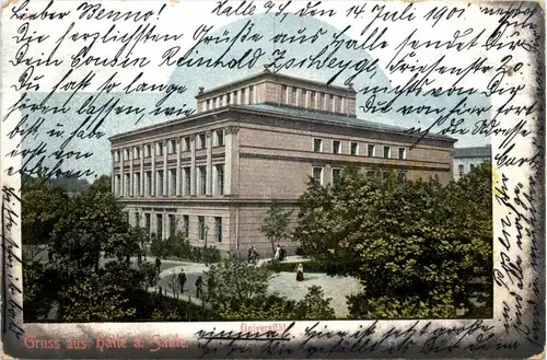 Gruss aus Halle saale - Universität -415950