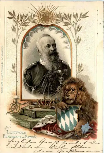 Luitpold - Prinzregent von Bayern - Litho -416446