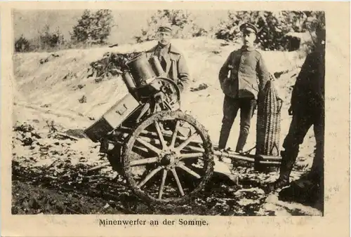 Minenwerfer an der Somme -416430