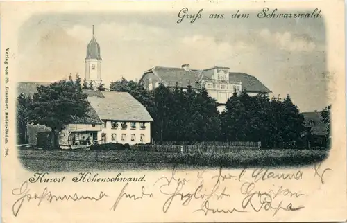 Höchenschwand - Gruss aus dem Schwarzwald -416454