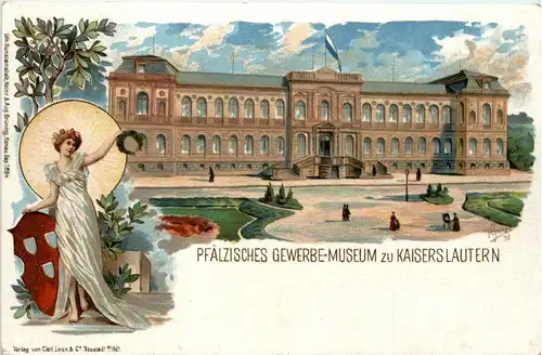 Pfälzisches Gewerbe Museum zu Kaiserslautern - Litho -416332
