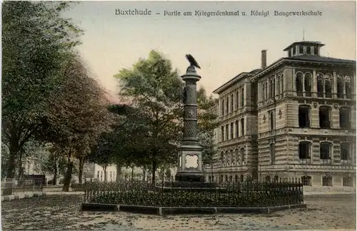 Buxtehude - Partie am Kriegerdenkmal -416938
