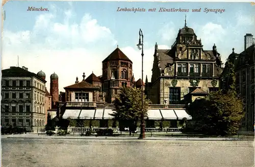 München - Lembachplatz mit Synagoge -417076