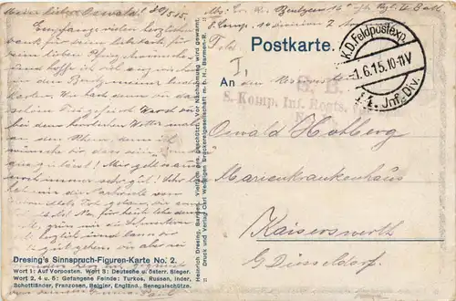 Lieb Vaterland - Feldpost -417112