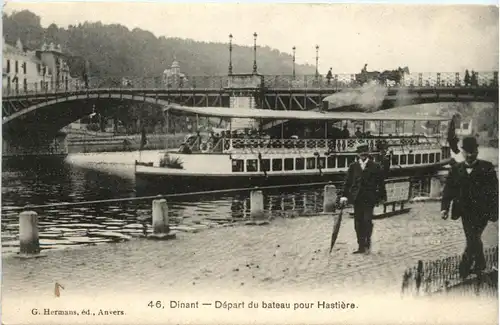 Dinant - Depart du bateau -415924