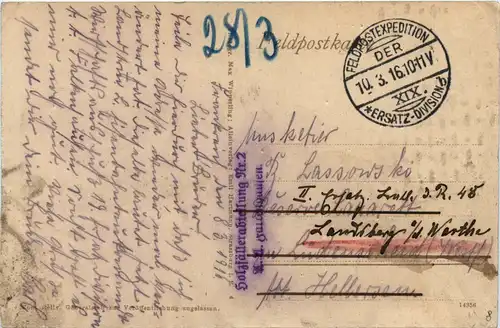 Cirey - Schloss - Feldpost -417012