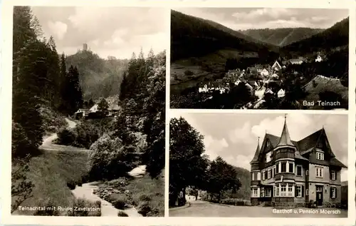 Bad Teinach Teinachtal mit Ruine Zavelstein -41732