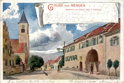 Gruss aus Mengen - Gasthaus zum Rössle -417456