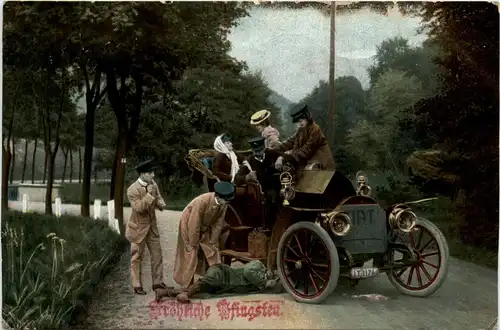 Fröhliche Pfingsten - Auto Fiat -416946