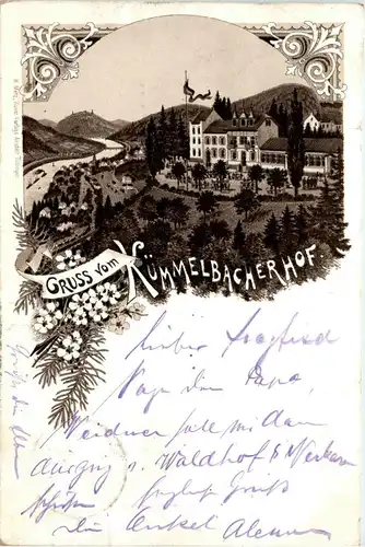 Gruss vom Kümmelbacherhof - Litho -416470