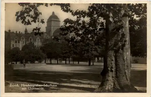 Zürich - Hirschengraben Schulhaus -417360