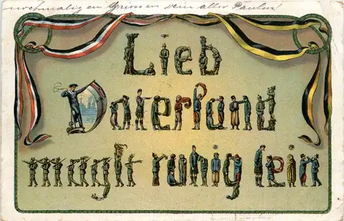 Lieb Vaterland - Feldpost -417110