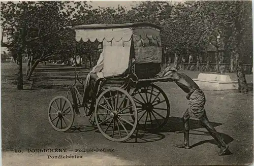 Pondichery - Pousse-Pousse -417946