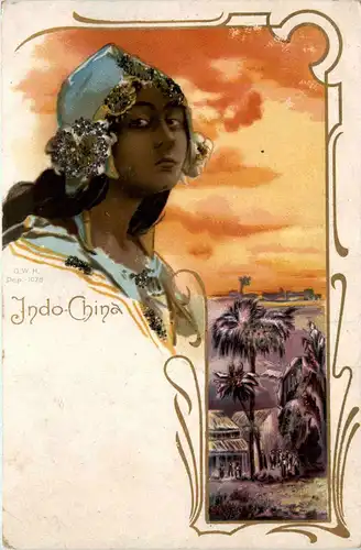 Indo China -Litho -417808