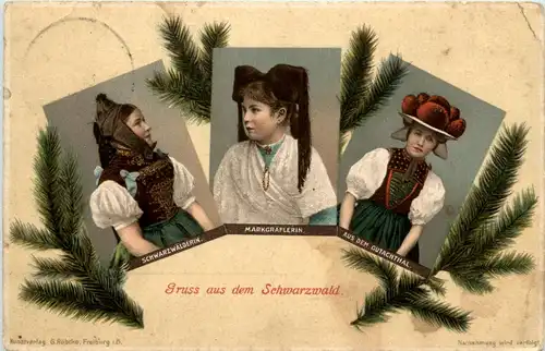 Gruss aus dem Schwarzwald - Trachten -417060